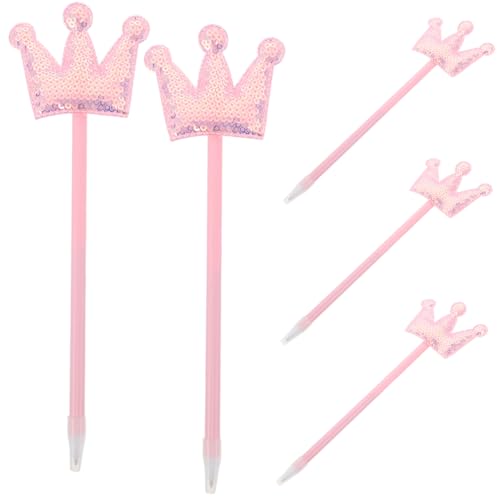 WEKAMOS 5 Stück Kreative Glitzer Kugelschreiber mit Prinzessin-krone Geschmeidiger Schreibfluss Cartoon-motiv Gelstifte für Mädchen Frauen Schule Büro und Partydekoration WEKAMOS 5 Stück Kreative Glitzer Kugelschreiber mit Prinzessin-krone Geschmeidiger Schreibfluss Cartoon-motiv Gelstifte für Mädchen Frauen Schule Büro und Partydekoration von WEKAMOS