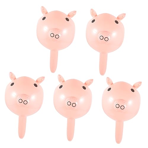 WEKAMOS 5 Stück Teiliges Aufblasbares Schweinekopf Hammer aus Leichtem Strapazierfähigem PVC Sicher für Geburtstagspartys und Poolspiele Langlebig und Spaßig Zufällige Zufällige Farbe WEKAMOS 5 Stück Teiliges Aufblasbares Schweinekopf Hammer aus Leichtem Strapazierfähigem PVC Sicher für Geburtstagspartys und Poolspiele Langlebig und Spaßig Zufällige Zufällige Farbe von WEKAMOS