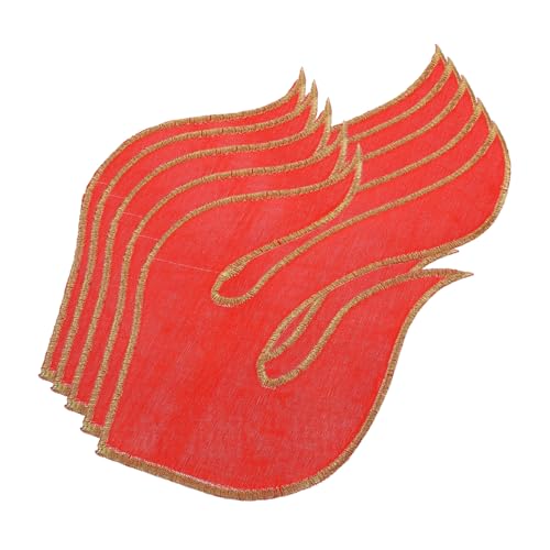 WEKAMOS 5 Stück Teiliges Bügelflicken Feuer Flamme Aufnäher Gestickt Kleidung Applikationen zum Aufbügeln für Jeans Jacken Reparieren und Dekorieren Geeignet für Shirts Mäntel Hosen WEKAMOS 5 Stück Teiliges Bügelflicken Feuer Flamme Aufnäher Gestickt Kleidung Applikationen zum Aufbügeln für Jeans Jacken Reparieren und Dekorieren Geeignet für Shirts Mäntel Hosen von WEKAMOS