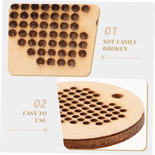 WEKAMOS 5 Stück Teiliges DIY Holzanhänger für Kreuzstich Runde Holzstücke aus Sicherem Langlebigem Material Glatt Poliert Einzigartiges Design für Schmuck Buchzeichen und Kreative WEKAMOS 5 Stück Teiliges DIY Holzanhänger für Kreuzstich Runde Holzstücke aus Sicherem Langlebigem Material Glatt Poliert Einzigartiges Design für Schmuck Buchzeichen und Kreative von WEKAMOS