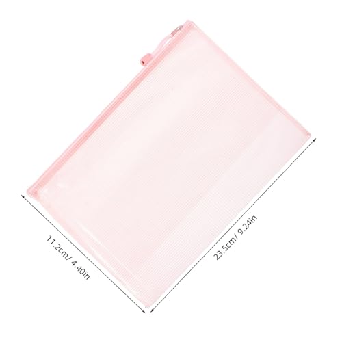 WEKAMOS 5 Stück Teiliges Mesh design Dokumententaschen mit Reißverschluss Wasserdichte Bunte Kunststoff zipper Beutel für Büro Schule Reise Große Kapazität Einfach zu Tragen WEKAMOS 5 Stück Teiliges Mesh design Dokumententaschen mit Reißverschluss Wasserdichte Bunte Kunststoff zipper Beutel für Büro Schule Reise Große Kapazität Einfach zu Tragen von WEKAMOS
