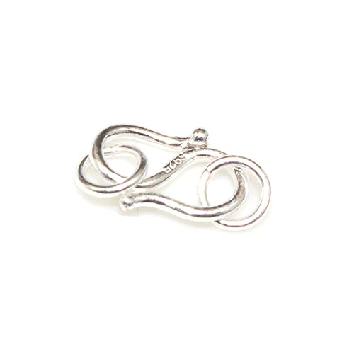 WEKAMOS 5 Stück Teiliges S Haken Schmuckverschluss aus Sterling Silber Langlebiger Ketten und Armbandverschluss Praktischer DIY Verbinder für Halsketten und Schmuckherstellung Rostfrei WEKAMOS 5 Stück Teiliges S Haken Schmuckverschluss aus Sterling Silber Langlebiger Ketten und Armbandverschluss Praktischer DIY Verbinder für Halsketten und Schmuckherstellung Rostfrei von WEKAMOS
