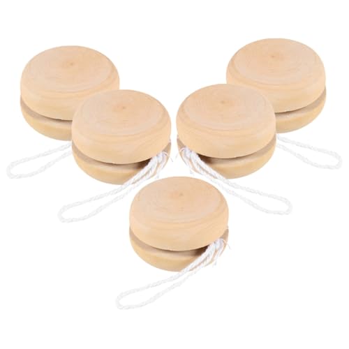 WEKAMOS 5 Stück Teiliges Unbemalte Yo yo Bälle aus Holz zum Bemalen DIY Graffiti für Erwachsene Kreative Holzspielzeuge Geschenkideen für Zuhause und Partys WEKAMOS 5 Stück Teiliges Unbemalte Yo yo Bälle aus Holz zum Bemalen DIY Graffiti für Erwachsene Kreative Holzspielzeuge Geschenkideen für Zuhause und Partys von WEKAMOS