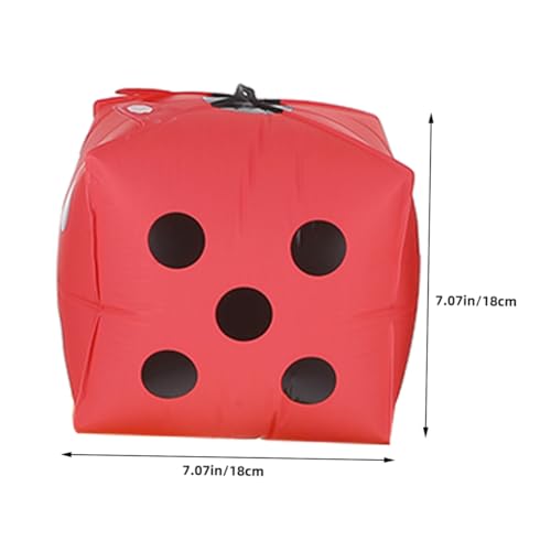 WEKAMOS 5 Stück Teiliges Würfel Folienballons Rot Wiederverwendbare Partydeko für Geburtstag Hochzeit Spielnacht Quadratische Luftballons für Festival und Interaktive Partyspiele WEKAMOS 5 Stück Teiliges Würfel Folienballons Rot Wiederverwendbare Partydeko für Geburtstag Hochzeit Spielnacht Quadratische Luftballons für Festival und Interaktive Partyspiele von WEKAMOS