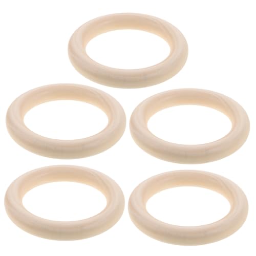 WEKAMOS 5 Stück Unbehandelte Holzringe für Diy Bastelprojekte Makramee Hoops Schmuck Anhänger und Dekoration Natürliche Holz Kreise mit Großer für Vielseitige Verwendung WEKAMOS 5 Stück Unbehandelte Holzringe für Diy Bastelprojekte Makramee Hoops Schmuck Anhänger und Dekoration Natürliche Holz Kreise mit Großer für Vielseitige Verwendung von WEKAMOS