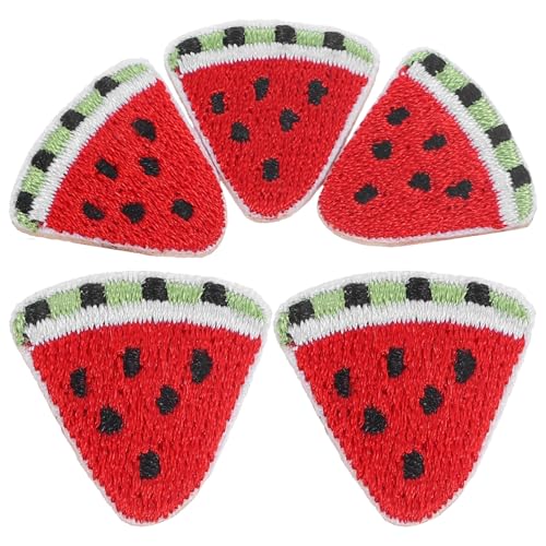WEKAMOS 5 Stück Wassermelonen Patches DIY Aufnäher für Kleidung Gestickte Applikationen zum Aufbügeln oder Nähen Lebendige Farben Einfache Anwendung für Taschen Kleidung Hüte und Kreative WEKAMOS 5 Stück Wassermelonen Patches DIY Aufnäher für Kleidung Gestickte Applikationen zum Aufbügeln oder Nähen Lebendige Farben Einfache Anwendung für Taschen Kleidung Hüte und Kreative von WEKAMOS