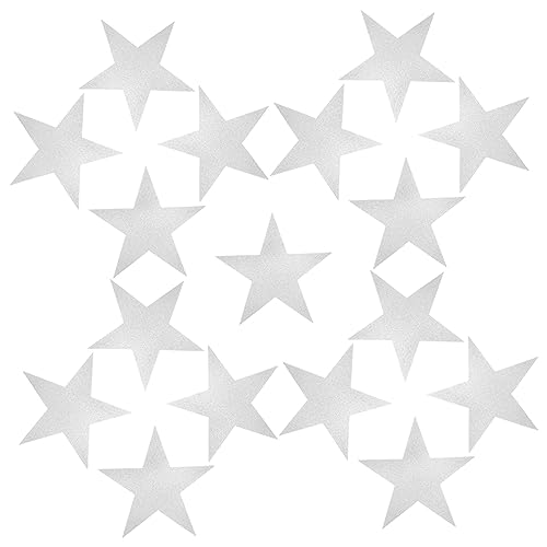 WEKAMOS 50 Blatt Stern Ausschnitte Papier Doppelseitige Silberne Glitzersterne für Partydekoration Klassenzimmer Hochzeiten und Kreative Bastelprojekte WEKAMOS 50 Blatt Stern Ausschnitte Papier Doppelseitige Silberne Glitzersterne für Partydekoration Klassenzimmer Hochzeiten und Kreative Bastelprojekte von WEKAMOS