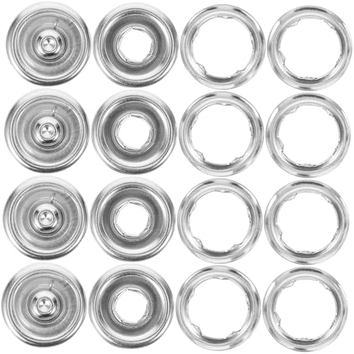 WEKAMOS 50 Sätze Teiliges Metall Druckknopf Set Langlebige Snap Fastener für DIY Kleidung Taschen Hüte Installieren Vielseitig Einsetzbar Robustes Zubehör für Kreative Bastelprojekte WEKAMOS 50 Sätze Teiliges Metall Druckknopf Set Langlebige Snap Fastener für DIY Kleidung Taschen Hüte Installieren Vielseitig Einsetzbar Robustes Zubehör für Kreative Bastelprojekte von WEKAMOS