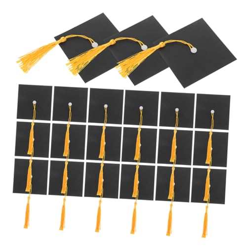WEKAMOS 50 Satz Teiliges Doktorhut Schokoladen Abschlussfeier Party Flaschendeko Schwarze Candy Toppers für Kuchen und Desserts für Bachelor Abschlussfeier und Graduation Party Zubehör WEKAMOS 50 Satz Teiliges Doktorhut Schokoladen Abschlussfeier Party Flaschendeko Schwarze Candy Toppers für Kuchen und Desserts für Bachelor Abschlussfeier und Graduation Party Zubehör von WEKAMOS