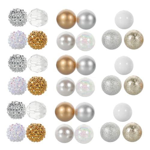WEKAMOS 50 Stück Acryl Perlen zum Auffädeln Leichte Schmuckperlen mit Langlebig für DIY Armbänder Halsketten Makramee und Bastelprojekte für Kreative Handarbeiten und Dekoration WEKAMOS 50 Stück Acryl Perlen zum Auffädeln Leichte Schmuckperlen mit Langlebig für DIY Armbänder Halsketten Makramee und Bastelprojekte für Kreative Handarbeiten und Dekoration von WEKAMOS