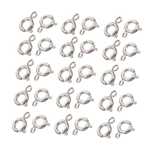 WEKAMOS 50 Stück Armbandverschlüsse DIY Schmuckverbindungen für Armbänder und Leicht und Tragbar für Kreative Bastelprojekte WEKAMOS 50 Stück Armbandverschlüsse DIY Schmuckverbindungen für Armbänder und Leicht und Tragbar für Kreative Bastelprojekte von WEKAMOS
