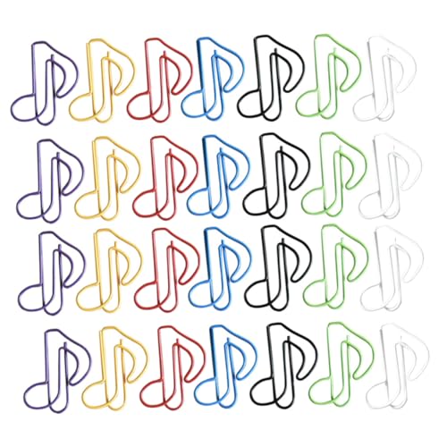 WEKAMOS 50 Stück Büroklammer Beachten Musik Büroklammer Papierclips Musik-lesezeichen Musiknoten-clip Musik-büroklammerhalter Buchclip-seitenhalter Neuartige Büroklammern Musikclip Metall WEKAMOS 50 Stück Büroklammer Beachten Musik Büroklammer Papierclips Musik-lesezeichen Musiknoten-clip Musik-büroklammerhalter Buchclip-seitenhalter Neuartige Büroklammern Musikclip Metall von WEKAMOS