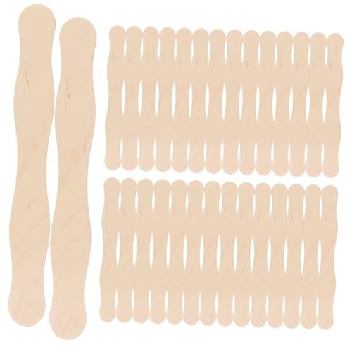 WEKAMOS 50 Stück Diy Holzstäbchen für Bastelprojekte Lebensmittelechte Popsicle Sticks für Kreative Eisformen Bastelbedarf und Dekoration WEKAMOS 50 Stück Diy Holzstäbchen für Bastelprojekte Lebensmittelechte Popsicle Sticks für Kreative Eisformen Bastelbedarf und Dekoration von WEKAMOS
