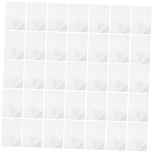 WEKAMOS 50 Stück Einseitig Klebende Pet Etikettenpapiere Synthese Beschreibbar für Scrapbooking DIY Basteln Geschenkverpackung und Dekoration WEKAMOS 50 Stück Einseitig Klebende Pet Etikettenpapiere Synthese Beschreibbar für Scrapbooking DIY Basteln Geschenkverpackung und Dekoration von WEKAMOS