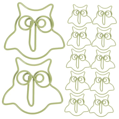 WEKAMOS 50 Stück Eulen Büroklammern Niedlich Geformte Papierklammern Kleine Dekorative Lesezeichen Clips für Schule Büroorganisation Kreative Deko Vogel Clips WEKAMOS 50 Stück Eulen Büroklammern Niedlich Geformte Papierklammern Kleine Dekorative Lesezeichen Clips für Schule Büroorganisation Kreative Deko Vogel Clips von WEKAMOS