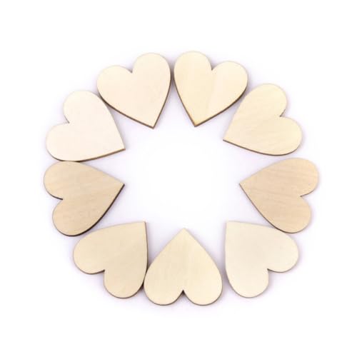 WEKAMOS 50 Stück Holzscheiben Herzform Naturbelassen mit Rinde DIY Basteln Bemalen Gravieren Holzscheiben für Scrapbooking Dekoration Kunsthandwerk WEKAMOS 50 Stück Holzscheiben Herzform Naturbelassen mit Rinde DIY Basteln Bemalen Gravieren Holzscheiben für Scrapbooking Dekoration Kunsthandwerk von WEKAMOS