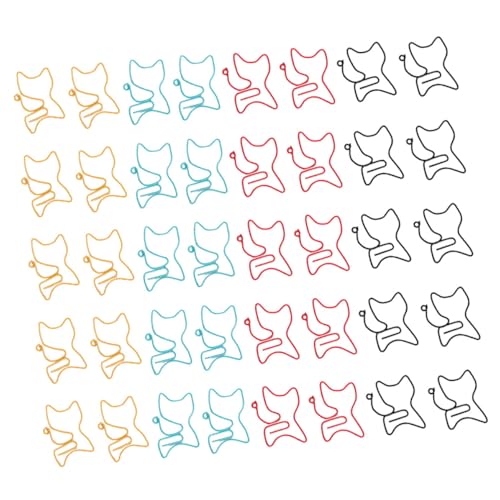 WEKAMOS 50 Stück Katzen Büroklammern Tierform Lesezeichen Clips Bunte Metall Klammern für Büro Schule Katzenliebhaber Zufällige Farbe Zufällige Farbe WEKAMOS 50 Stück Katzen Büroklammern Tierform Lesezeichen Clips Bunte Metall Klammern für Büro Schule Katzenliebhaber Zufällige Farbe Zufällige Farbe von WEKAMOS