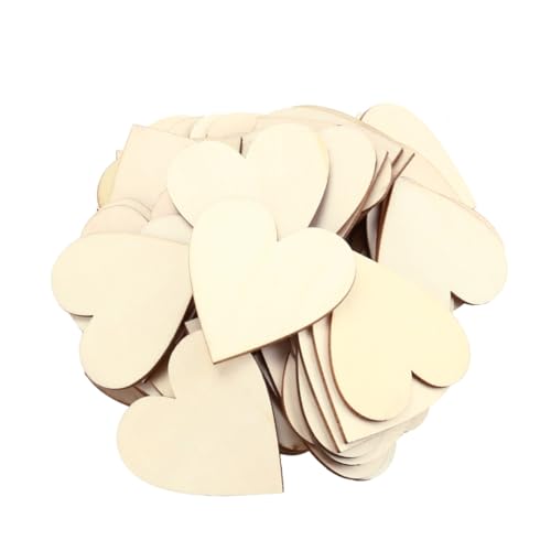 WEKAMOS 50 Stück Naturholzscheiben mit Rinde Herzform zum Basteln Holzplättchen DIY Schmuck Holzdeko für Scrapbooking und Handwerksverzierungen WEKAMOS 50 Stück Naturholzscheiben mit Rinde Herzform zum Basteln Holzplättchen DIY Schmuck Holzdeko für Scrapbooking und Handwerksverzierungen von WEKAMOS
