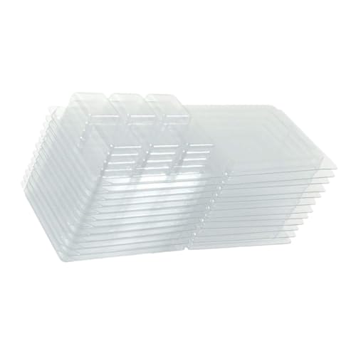 WEKAMOS 50 Stück PVC Verpackungsboxen für Wachsmelzen Fach Klare Leere Kunststoffformen für DIY Seifenwürfel und Wachskerzen WEKAMOS 50 Stück PVC Verpackungsboxen für Wachsmelzen Fach Klare Leere Kunststoffformen für DIY Seifenwürfel und Wachskerzen von WEKAMOS