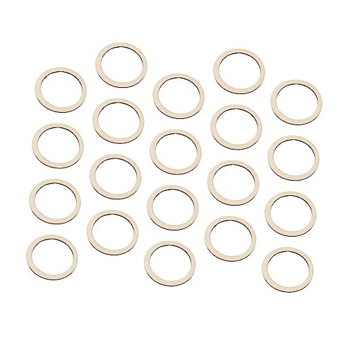 WEKAMOS 50 Stück Runde Holzscheiben Durchmesser Glatte Oberfläche Stabile DIY Holzanhänger Vielseitige Bastelkreise Umweltfreundliche Holzstücke für Schmuck und Dekoration WEKAMOS 50 Stück Runde Holzscheiben Durchmesser Glatte Oberfläche Stabile DIY Holzanhänger Vielseitige Bastelkreise Umweltfreundliche Holzstücke für Schmuck und Dekoration von WEKAMOS