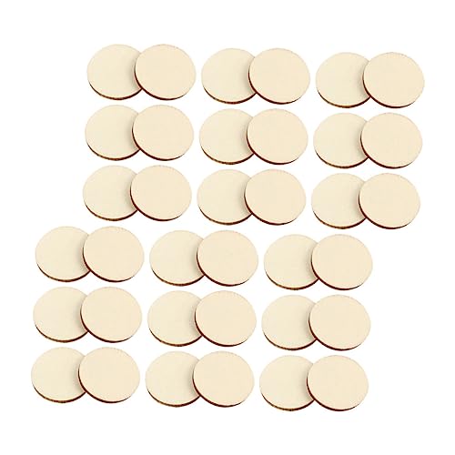 WEKAMOS 50 Stück Runde Unbehandelte Holzscheiben Naturbelassene Holzplättchen für DIY Handwerk Basteln Hochzeit Dekoration Glatte Kanten Holzstücke zum Bemalen und Verzieren WEKAMOS 50 Stück Runde Unbehandelte Holzscheiben Naturbelassene Holzplättchen für DIY Handwerk Basteln Hochzeit Dekoration Glatte Kanten Holzstücke zum Bemalen und Verzieren von WEKAMOS