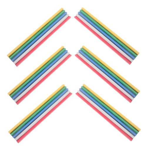 WEKAMOS 50 Stück Rutschstangen Binder Clips Transparente Kunststoff Loose Leaf Binder für Schule Büro und Zuhause für Organisation von Dokumenten und Präsentationen von WEKAMOS