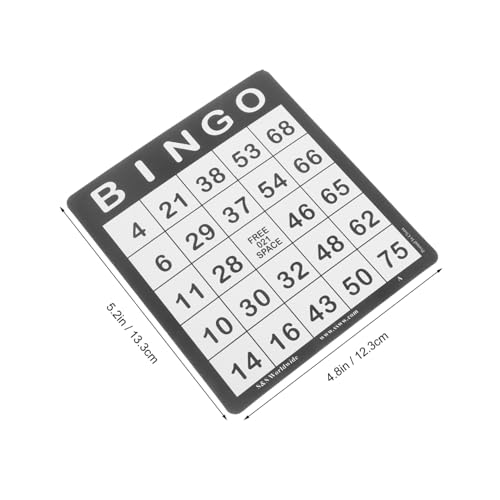 WEKAMOS 50 Stück Teiliges Bingo Kartenset für Zahlen Vielseitige Partyspiele für Familie und Urlaub Fördert Mathe Logikfähigkeiten DIY Spielmodi Partyzubehör und WEKAMOS 50 Stück Teiliges Bingo Kartenset für Zahlen Vielseitige Partyspiele für Familie und Urlaub Fördert Mathe Logikfähigkeiten DIY Spielmodi Partyzubehör und von WEKAMOS