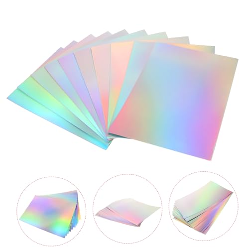 WEKAMOS 50 Stück Teiliges Faltpapier Einseitig Holografisch Glänzend Vielseitig für DIY Basteln Langlebiges Papierboard für Scrapbooking Malen Decoupage und Kreative Handarbeiten WEKAMOS 50 Stück Teiliges Faltpapier Einseitig Holografisch Glänzend Vielseitig für DIY Basteln Langlebiges Papierboard für Scrapbooking Malen Decoupage und Kreative Handarbeiten von WEKAMOS