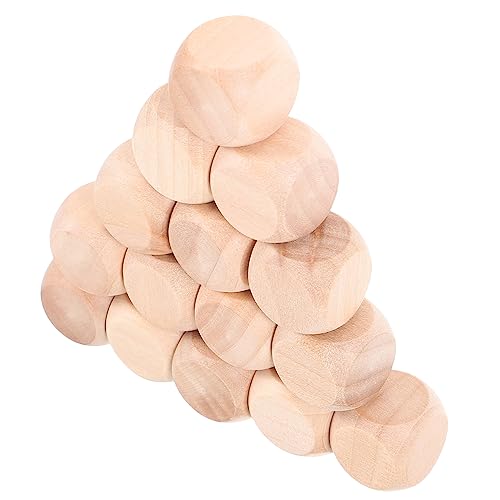 WEKAMOS 50 Stück Teiliges Holz Würfel Set Sechsseitige Blanko Würfel aus Robustem Holz Quadratische Bastelwürfel für DIY Puzzleherstellung und Kreative Holzblock Projekte WEKAMOS 50 Stück Teiliges Holz Würfel Set Sechsseitige Blanko Würfel aus Robustem Holz Quadratische Bastelwürfel für DIY Puzzleherstellung und Kreative Holzblock Projekte von WEKAMOS