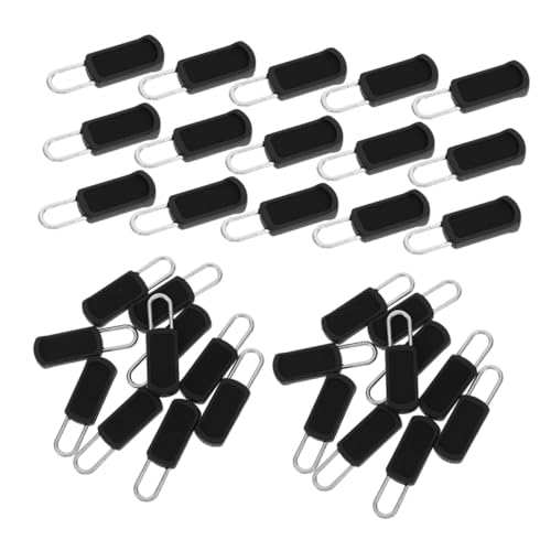 WEKAMOS 50 Stück Teiliges Metall-zipper-ersatzset mit Abnehmbarem Zuggriff Kompatibel für Jacken Rucksäcke Koffer und Reisegepäck Langlebiger Reißverschluss-reparatur-slider von WEKAMOS