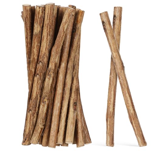 WEKAMOS 50 Stück Teiliges Natürliche Rundholzstäbe zum Basteln Lange Holzleisten mit Rinde Rustikale DIY Holzstäbe für Handwerk Dekoration Foto Requisiten und Kreative Projekte WEKAMOS 50 Stück Teiliges Natürliche Rundholzstäbe zum Basteln Lange Holzleisten mit Rinde Rustikale DIY Holzstäbe für Handwerk Dekoration Foto Requisiten und Kreative Projekte von WEKAMOS
