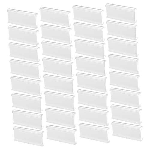 WEKAMOS 50 Stück Transparente Etikettenhalter für Preisschilder Stabiler Preisetikettenständer Vielseitige Verwendung für Geschäfte Supermärkte und Messen aus Leichtem Gefertigt WEKAMOS 50 Stück Transparente Etikettenhalter für Preisschilder Stabiler Preisetikettenständer Vielseitige Verwendung für Geschäfte Supermärkte und Messen aus Leichtem Gefertigt von WEKAMOS