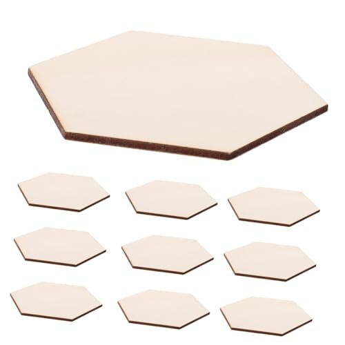 WEKAMOS 50 Stück Unbehandelte Sechseckige Holzscheiben für Diy Bastelprojekte Natürliche Holzplatten zum Brennen und Dekorieren WEKAMOS 50 Stück Unbehandelte Sechseckige Holzscheiben für Diy Bastelprojekte Natürliche Holzplatten zum Brennen und Dekorieren von WEKAMOS