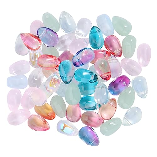 WEKAMOS 50 Stück Wassertröpfchen Perlen Tschechische DIY Schmuckzubehör für Kreationen für Armbänder und Gemischt WEKAMOS 50 Stück Wassertröpfchen Perlen Tschechische DIY Schmuckzubehör für Kreationen für Armbänder und Gemischt von WEKAMOS