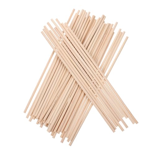 WEKAMOS 50 Stück Zylindrische Holzstäbchen zum Basteln Glatt Polierte Natürliche Holzleisten DIY Handwerkszubehör für Kreative Projekte und Dekorationen WEKAMOS 50 Stück Zylindrische Holzstäbchen zum Basteln Glatt Polierte Natürliche Holzleisten DIY Handwerkszubehör für Kreative Projekte und Dekorationen von WEKAMOS