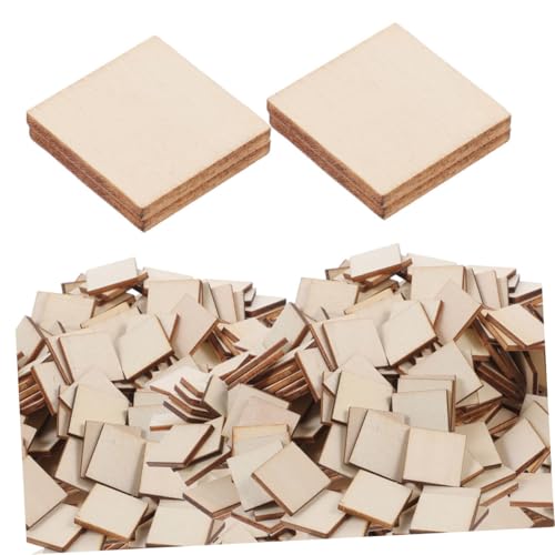 WEKAMOS 500 Stück Unbehandelte Holz Quadrate Präzise Geschnittene Blanko Holzstücke zum Basteln Malen Gravieren Natürliche Holzscheiben für DIY Kunstprojekte und Kinderdeko WEKAMOS 500 Stück Unbehandelte Holz Quadrate Präzise Geschnittene Blanko Holzstücke zum Basteln Malen Gravieren Natürliche Holzscheiben für DIY Kunstprojekte und Kinderdeko von WEKAMOS