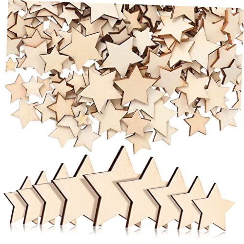 WEKAMOS 500 Stück Unvollendete Holzsterne Kleine Holzsterne für Bastelprojekte für Weihnachten und DIY Dekorationen Natürliche Holzstücke für Kreative Ideen WEKAMOS 500 Stück Unvollendete Holzsterne Kleine Holzsterne für Bastelprojekte für Weihnachten und DIY Dekorationen Natürliche Holzstücke für Kreative Ideen von WEKAMOS
