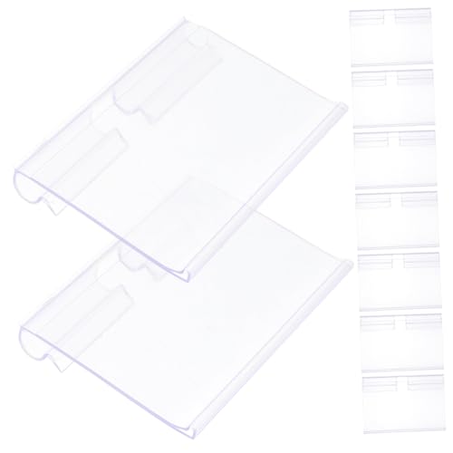 WEKAMOS 50Stücke Schilderhalter für Preise Transparente Etikettenhalter für Einzelhandel Stabile Preisanzeige für Supermärkte und Verkaufsstellen Wiederverwendbar und Praktisch WEKAMOS 50Stücke Schilderhalter für Preise Transparente Etikettenhalter für Einzelhandel Stabile Preisanzeige für Supermärkte und Verkaufsstellen Wiederverwendbar und Praktisch von WEKAMOS