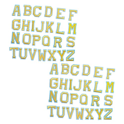 WEKAMOS 52 Stück Aufbügelbare Buchstaben Patches Bestickte Alphabet Applikationen für Kleidung Hüte Jeans Taschen DIY Dekoration und Reparaturflicken WEKAMOS 52 Stück Aufbügelbare Buchstaben Patches Bestickte Alphabet Applikationen für Kleidung Hüte Jeans Taschen DIY Dekoration und Reparaturflicken von WEKAMOS