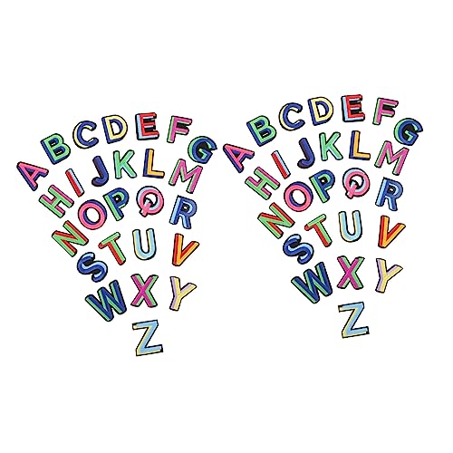 WEKAMOS 52 Stück Teiliges Buntes Alphabet Patches aus Strapazierfähigem Material zum Aufnähen und Aufbügeln für Kleidung Taschen Hüte DIY Bastelprojekte und Reparaturen Buchstaben Designs WEKAMOS 52 Stück Teiliges Buntes Alphabet Patches aus Strapazierfähigem Material zum Aufnähen und Aufbügeln für Kleidung Taschen Hüte DIY Bastelprojekte und Reparaturen Buchstaben Designs von WEKAMOS