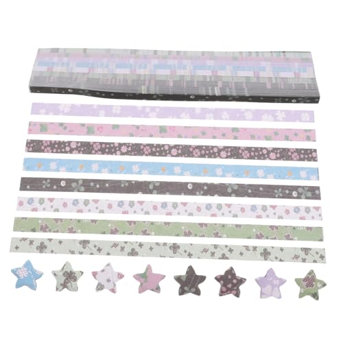 WEKAMOS 540 Stück Doppelseitiges Farbiges Origami Papierstreifen Stern Papier zum Basteln Falten und DIY Handarbeiten Geeignet für Kreative Dekoration Handwerk Party und Geschenkideen WEKAMOS 540 Stück Doppelseitiges Farbiges Origami Papierstreifen Stern Papier zum Basteln Falten und DIY Handarbeiten Geeignet für Kreative Dekoration Handwerk Party und Geschenkideen von WEKAMOS