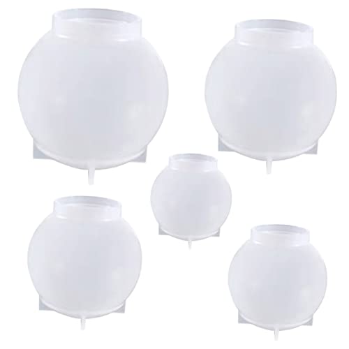 WEKAMOS 5Stücke Silikonform für Kristallkugeln DIY Epoxidharz Gießform Basteln für Schmuck Deko und WEKAMOS 5Stücke Silikonform für Kristallkugeln DIY Epoxidharz Gießform Basteln für Schmuck Deko und von WEKAMOS