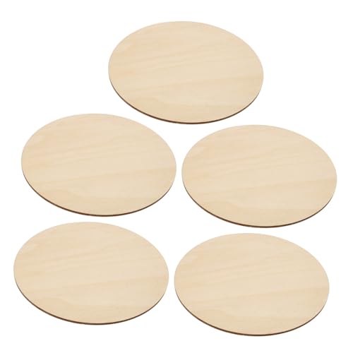 WEKAMOS 5Stücke Unvollendete Runde Holzscheiben für DIY Projekte Holzplatten für Bastelarbeiten Malerei und Dekorationen WEKAMOS 5Stücke Unvollendete Runde Holzscheiben für DIY Projekte Holzplatten für Bastelarbeiten Malerei und Dekorationen von WEKAMOS