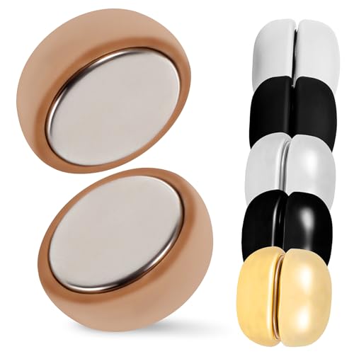 WEKAMOS 6 Paare Magnetische Hijab Verschlüsse aus Legierung Runde Magnet Clips in Farben Langlebige Schalnadeln für Sicheren Halt Vielseitig Einsetzbare Modeaccessoires für Damen WEKAMOS 6 Paare Magnetische Hijab Verschlüsse aus Legierung Runde Magnet Clips in Farben Langlebige Schalnadeln für Sicheren Halt Vielseitig Einsetzbare Modeaccessoires für Damen von WEKAMOS
