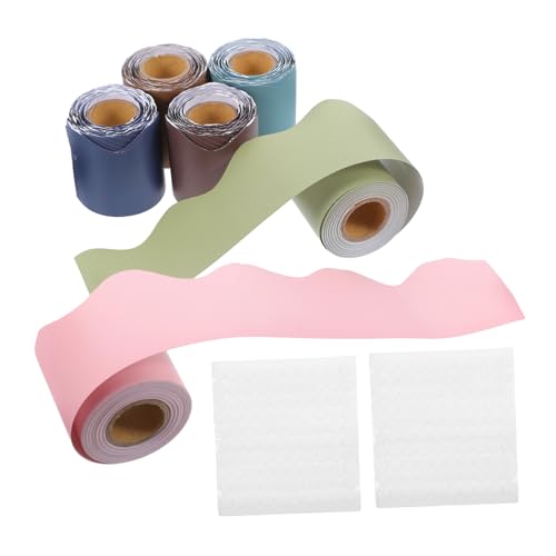 WEKAMOS 6 Rollen Klassenzimmer Bordüre Selbstklebend Gewellte Pinnwand Ränder Dekopapier für Weiße Tafeln Corkboards und Schulwände Einfach Anzubringen für Kreative Lernumgebungen WEKAMOS 6 Rollen Klassenzimmer Bordüre Selbstklebend Gewellte Pinnwand Ränder Dekopapier für Weiße Tafeln Corkboards und Schulwände Einfach Anzubringen für Kreative Lernumgebungen von WEKAMOS