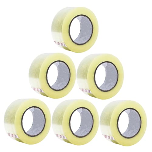 WEKAMOS 6 Rollen Transparentes Klebeband Hochviskoses Geräuscharmes Verpackungsband für Büro Schule und für und WEKAMOS 6 Rollen Transparentes Klebeband Hochviskoses Geräuscharmes Verpackungsband für Büro Schule und für und von WEKAMOS
