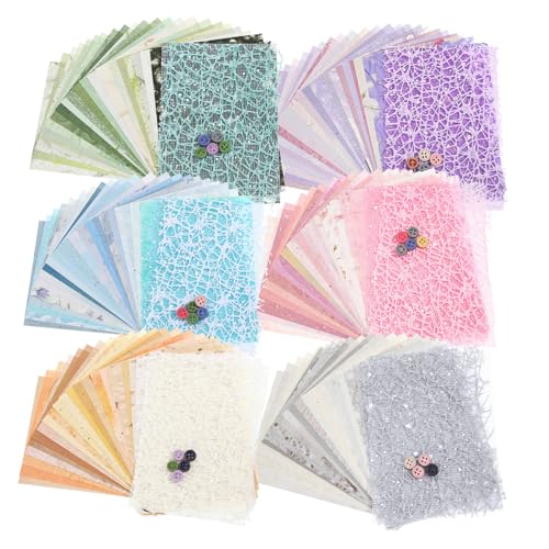 WEKAMOS 6 Sätze Teiliges Strukturiertes Spezialpapier für Scrapbooking und DIY Bastelprojekte Vielseitig Nutzbar für Journale Einladungen Karten mit Glatter Oberfläche und Vielfältigen WEKAMOS 6 Sätze Teiliges Strukturiertes Spezialpapier für Scrapbooking und DIY Bastelprojekte Vielseitig Nutzbar für Journale Einladungen Karten mit Glatter Oberfläche und Vielfältigen von WEKAMOS