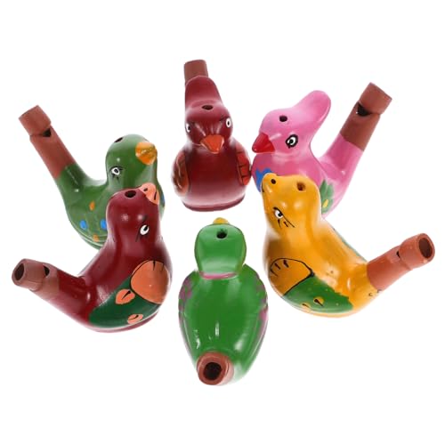 WEKAMOS 6 Stck Teiliges Set Bunte Keramik Vogelpfeifen für Spielzeugpfeifen für Partys Geburtstagsgeschenke und Musikalische Aktivitäten Sicher und Langlebig WEKAMOS 6 Stck Teiliges Set Bunte Keramik Vogelpfeifen für Spielzeugpfeifen für Partys Geburtstagsgeschenke und Musikalische Aktivitäten Sicher und Langlebig von WEKAMOS