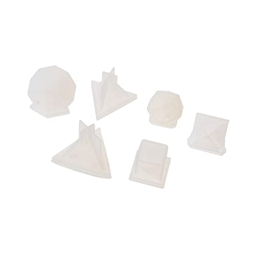 WEKAMOS 6 Stück DIY Kristall Epoxidharz Würfel Moulds Teiliges Silikonform für Kreative Dice Herstellung für Spiele und Personalisierte WEKAMOS 6 Stück DIY Kristall Epoxidharz Würfel Moulds Teiliges Silikonform für Kreative Dice Herstellung für Spiele und Personalisierte von WEKAMOS