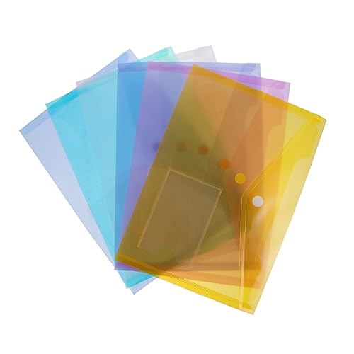 WEKAMOS 6 Stück Dokumententasche Wasserfeste Aufbewahrungstaschen aus Hochwertigem Material für Büro Reisen und Schule mit Praktischem Tragegriff und Design WEKAMOS 6 Stück Dokumententasche Wasserfeste Aufbewahrungstaschen aus Hochwertigem Material für Büro Reisen und Schule mit Praktischem Tragegriff und Design von WEKAMOS